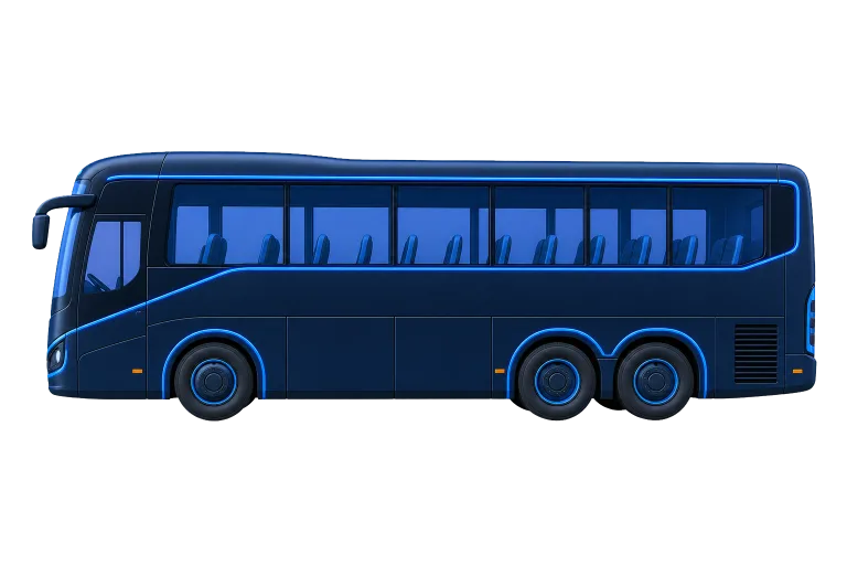 Side-profile bus illustration