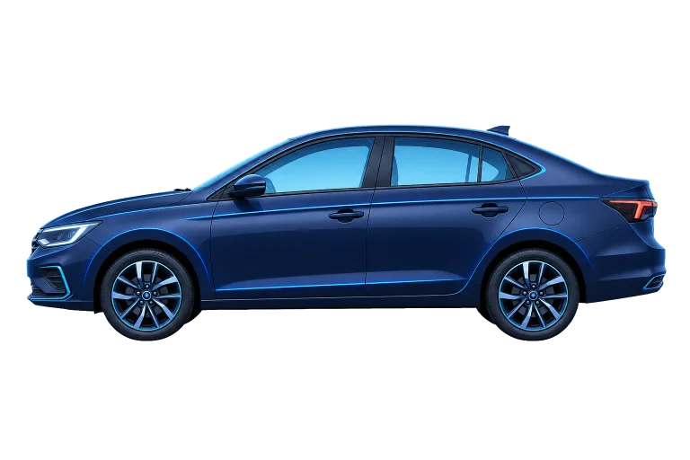 Side-profile sedan illustration